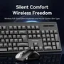 Vention Combo KTZB0-ES Teclado y Ratón Inalámbricos Negro